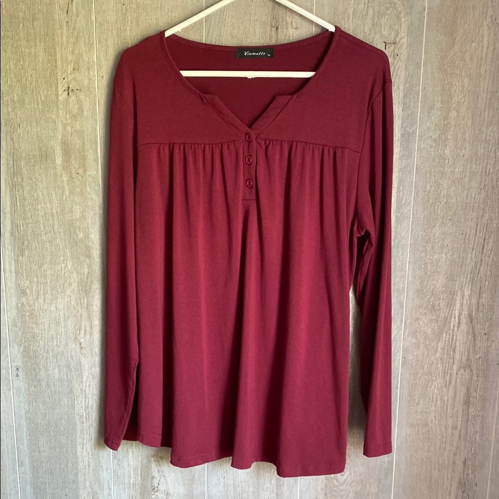 Ladies Long Sleeve Shirt Top or Maternity Top Size XL
